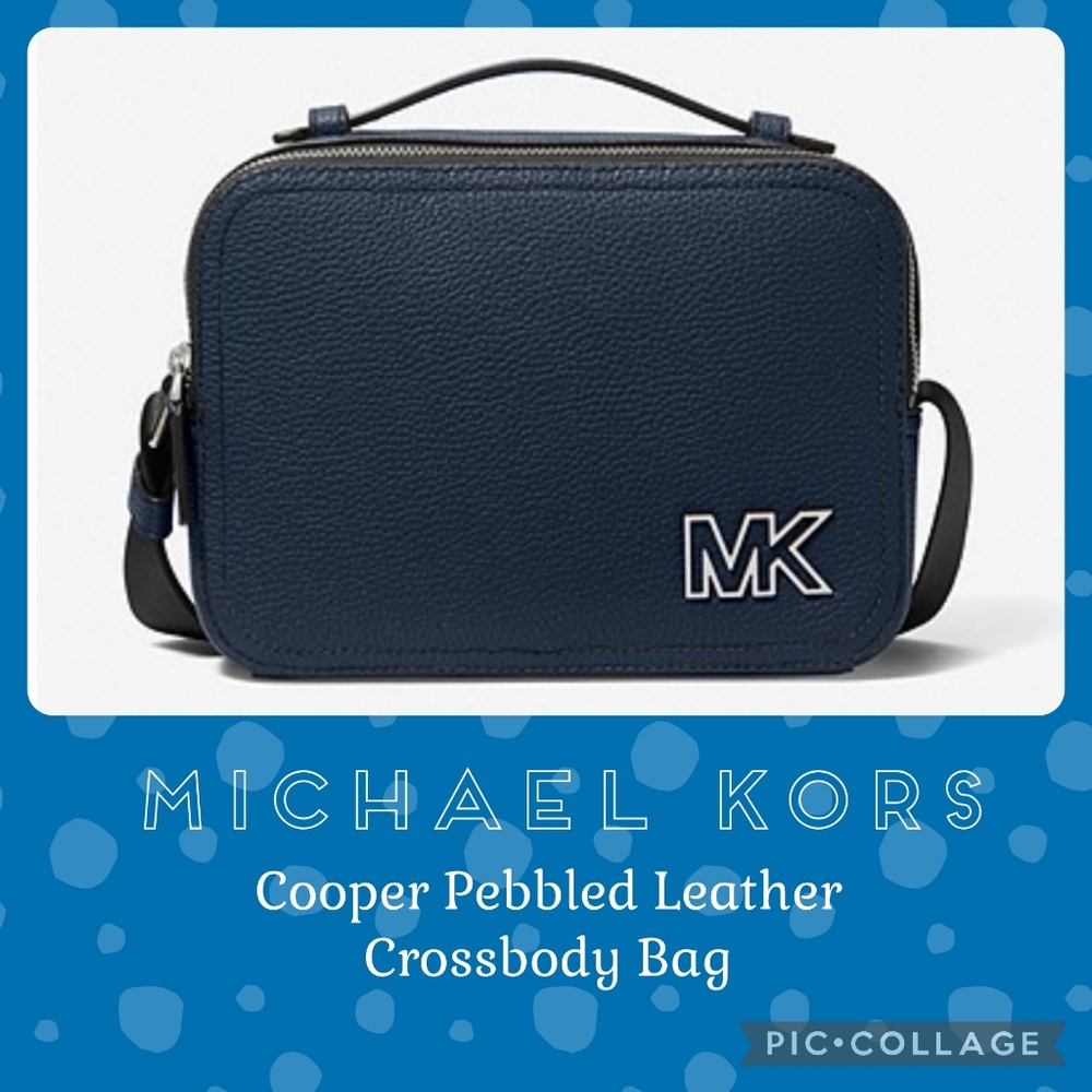 MICHAEL KORS Cooper Pebbled Leather Crossbody Bag